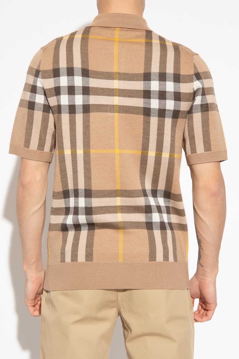 BURBERRY Checked cotton-jacqaurd shorts | THE OUTNET
